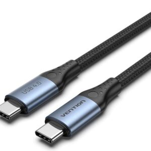 Vention Cable Usb-C Braided 1M Gray Tavhf