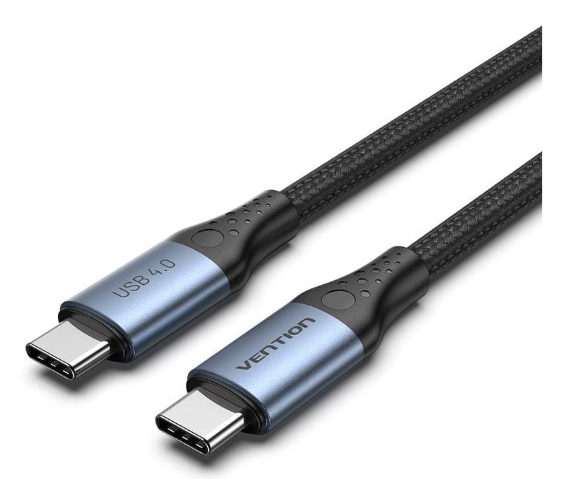 Vention Cable Usb-C Braided 1M Gray Tavhf