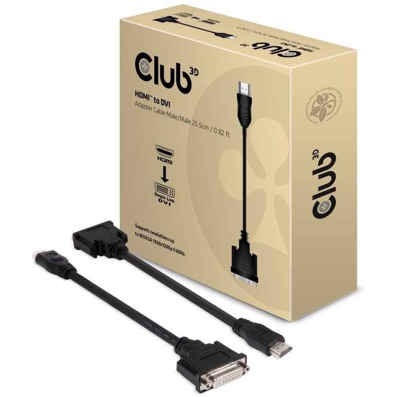 Club3D O Adapter Hdmi To Dvi-D Cac-Hmd>Dfd