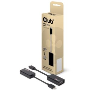 Club3D O Adapter Usb-C To Vga F Cac-1502