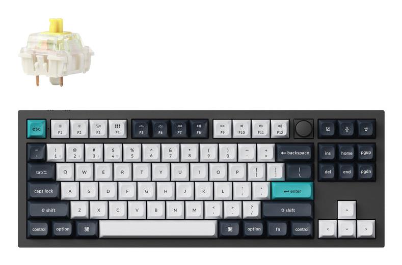 Keychron Keyboard Wrl Q3 Max Rgb Carbon Black Q3M-M4