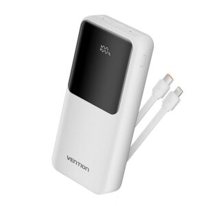 Vention Power Bank Usb 20000Mah 22.5W White Fhpw0