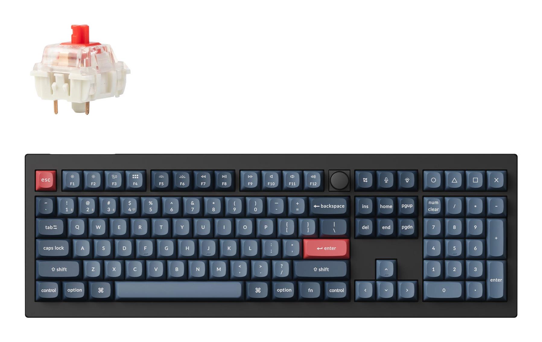 Keychron Keyboard Wrl V6 Max Carbon Black V6M-D1