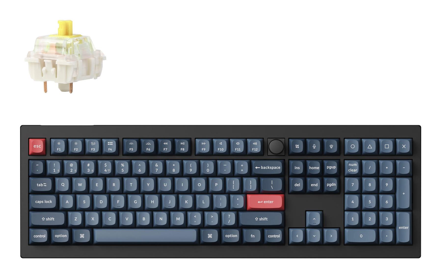 Keychron Keyboard Wrl V6 Max Carbon Black V6M-D4