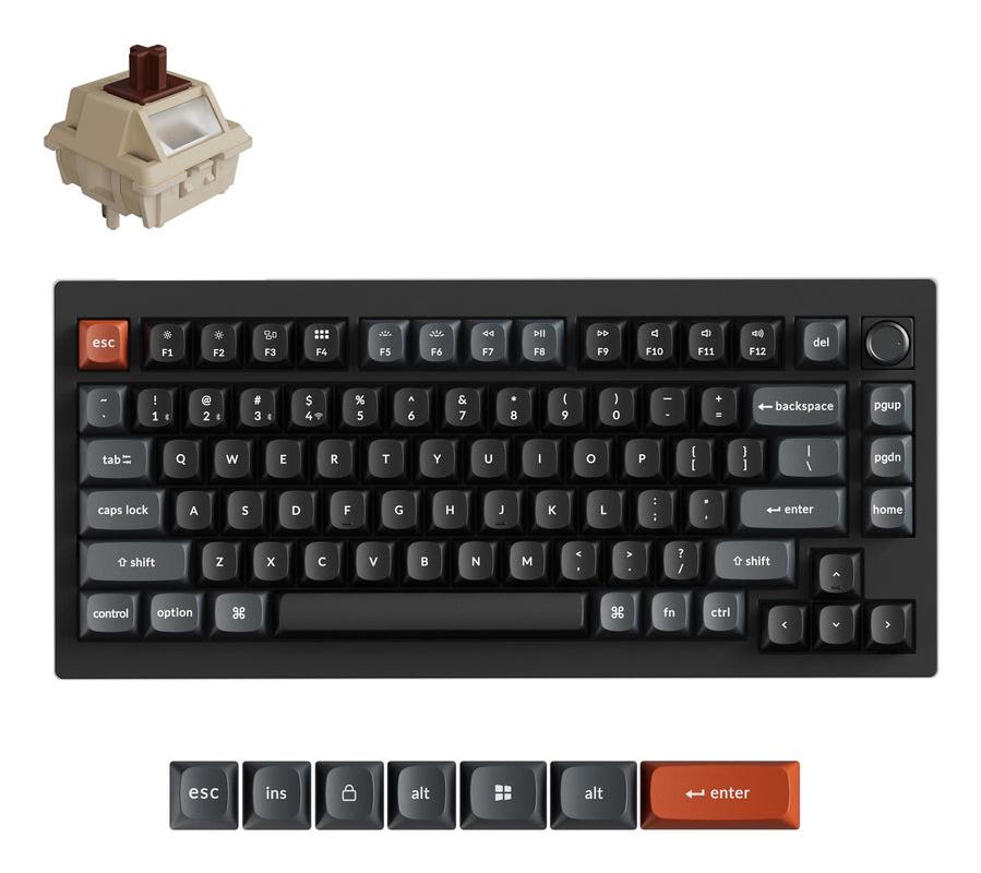 Keychron Keyboard Wrl V1 Ultra Black V1U-D3