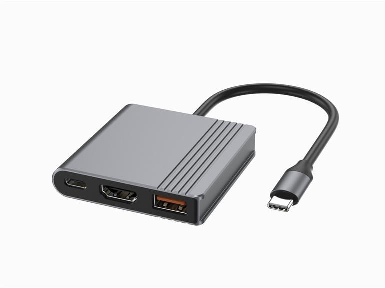 Gembird O Adapter Usb-C To Hdmi Usb3 3In1 A-Cm-Combo3-05