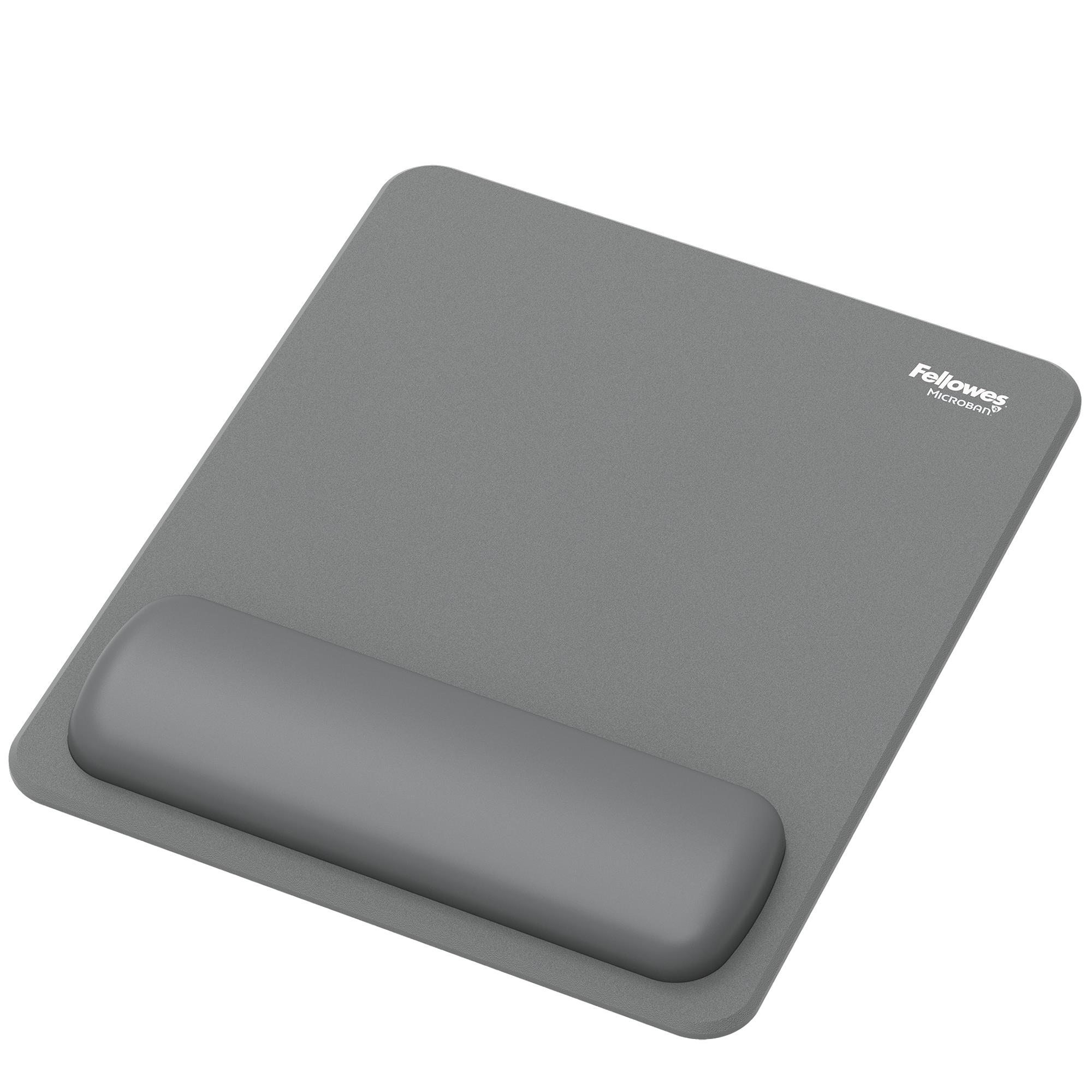 Fellowes Mouse Pad Wrist Rest Grey 100142556