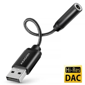 Axagon Adapter Usb-C To Audio 3.5Mm Dac 0.1M Ada-Ha