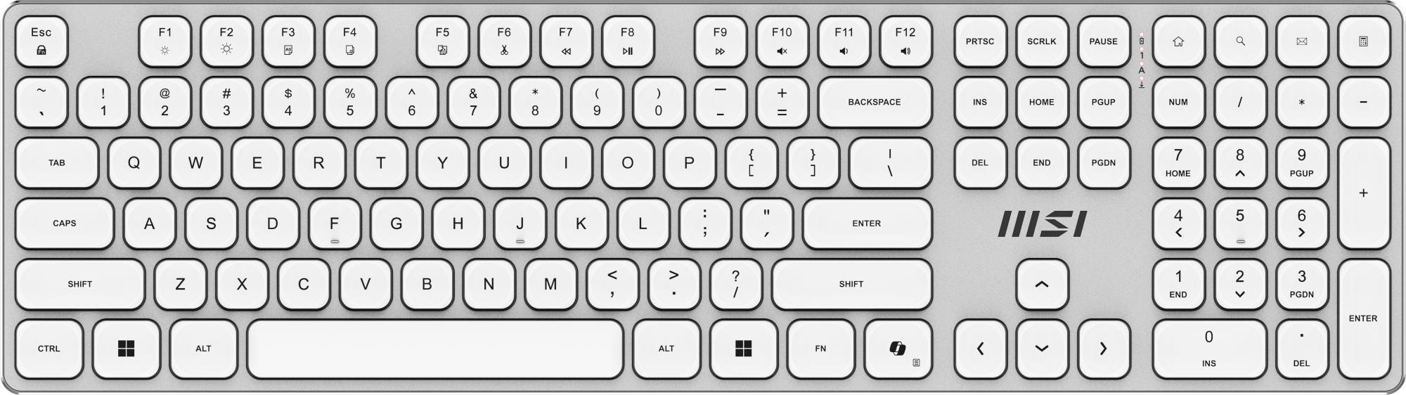 MSI Keyboard +Mouse Forge K210 W Combo White
