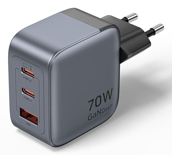 Vention Mobile Charger Wall 3Port 70W Fexh0-Eu