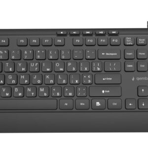Gembird Keyboard Multimedia Usb Cyrill Black Kb-Mch-05-Cyrl