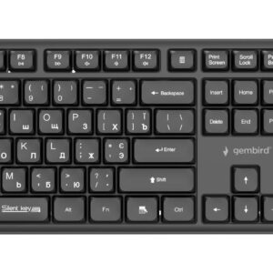 Gembird Keyboard +Mouse Wrl Cyrillic Black Kbs-Wms-01-Cyrl
