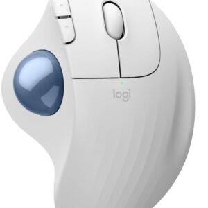 Logitech Mouse Usb Trackball Wrl Ergo M575S Wh 910-007030