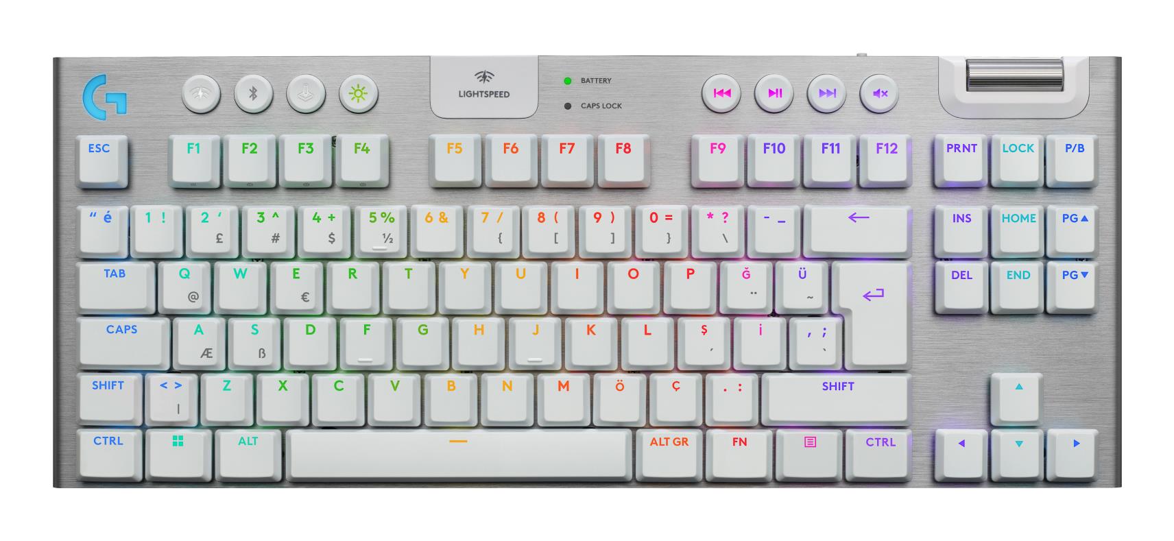 Logitech Keyboard Wrl G915 X Lightspeed Tkl White 920-012737