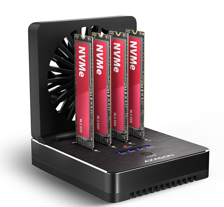Axagon SSD Acc Dock Station Usb-C 4Xm.2 Nvme Adsa-M2C44