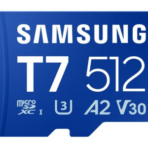 Samsung Memory Micro Sdxc T7 512Gb/V30 Mb-Mb512T/Ww