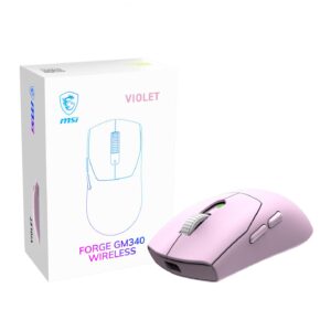 MSI Mouse Usb Optical Wrl Gaming Forge Gm340 Wrl Violet