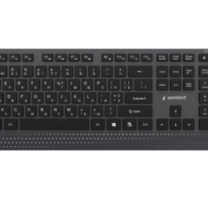 Gembird Keyboard Multimedia Usb Cyrill Black Kb-Mch-06-Cyrl