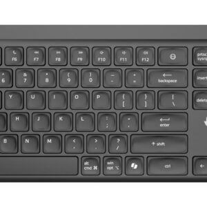 Gembird Keyboard Wrl Slim 2.4G+Bt Us Kb-Wps-03